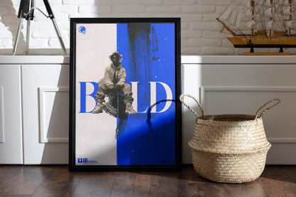 BOLD—BLUE //UNFRAMED