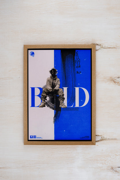 BOLD—BLUE //FRAMED